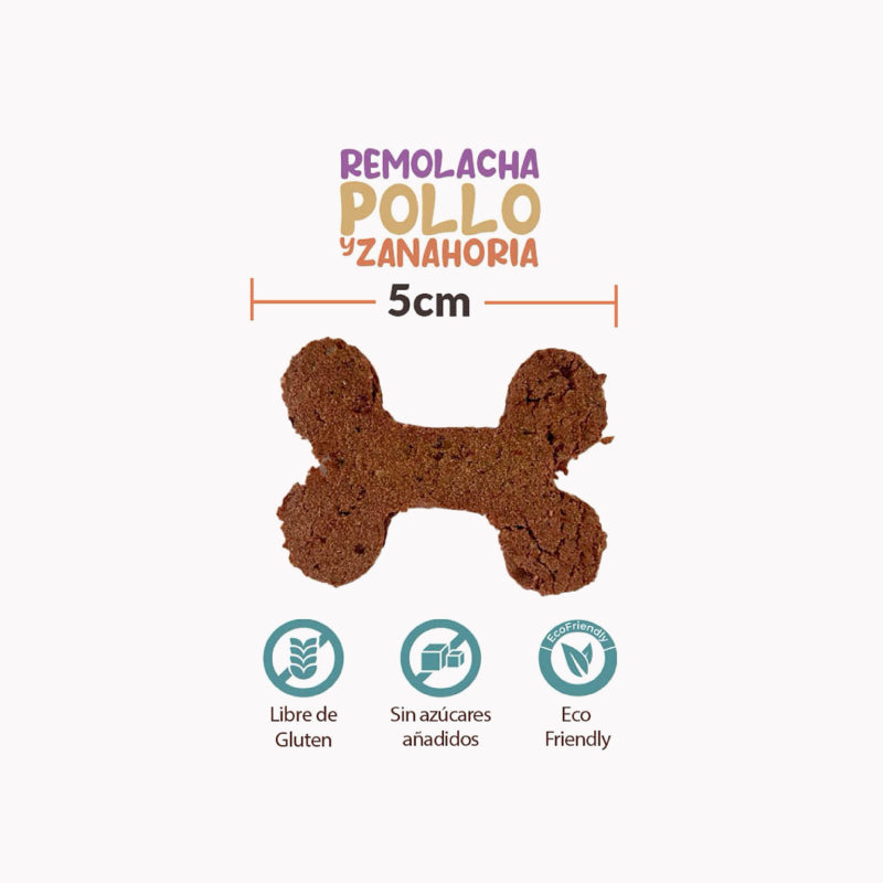 Galleta Premium de Remolacha-Pollo y Zanahoria